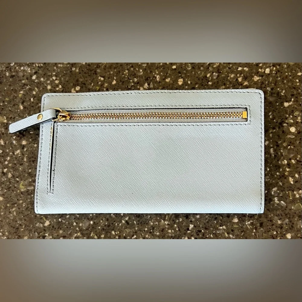 Kate Spade Madison Large Slim Wallet Leather Bifold Wallet in 